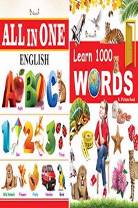 InIkao Kindergarten Books : All in One English (Combo Pack with Learn Thousand Words in Englsh)