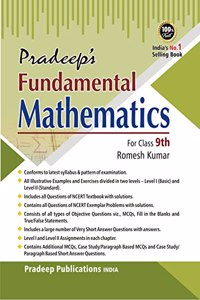 Pradeep's Fundamental Mathematics for Class 9 (Examination 2022-23)