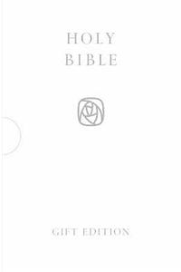 HOLY BIBLE: King James Version (KJV) White Pocket Gift Edition