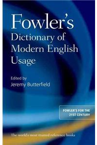 Fowler's Dictionary of Modern English Usage