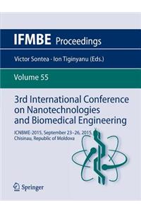 3rd International Conference on Nanotechnologies and Biomedical Engineering