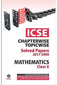 Icse Mathematics Chapterwise-Topicwise Solved Papers  Class 10th