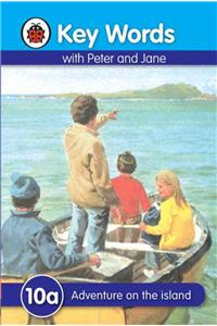 KEY WORDS ADVENTURE ON THE ISLAND [Hardcover] Ladybird