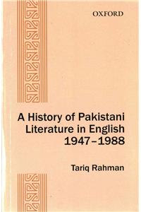 History of Pakistani Literature in English 1947-1988