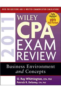 Wiley CPA Exam Review 2011, Business Environment and Concepts