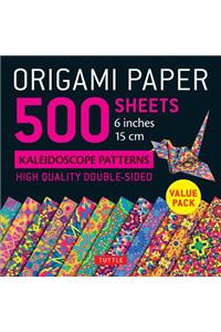 Origami Paper 500 Sheets Kaleidoscope Patterns 6 (15 CM)