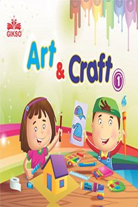 Gikso Art and Craft 1 - Activity Book for Kids Age 4 to 7 Years Old Includes Colouring Activities (English) - Reprinted 2020