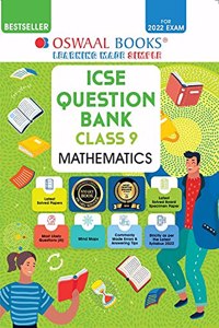 Oswaal ICSE Question Bank Class 9 Mathematics Book Chapterwise & Topicwise (For 2022 Exam)