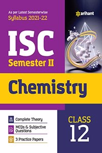 Arihant ISC Chemistry Semester 2 Class 12 for 2022 Exam
