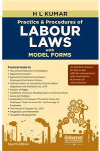 Practice & Procedures of Labour Laws with Model Forms