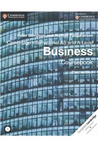 Cambridge International AS and A Level Business Coursebook with CD-ROM