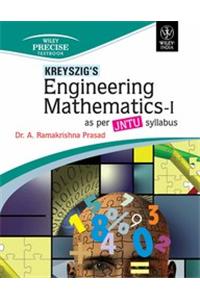 Kreyszig'S Engineering Mathematics-1: As Per Jntu Syllabus