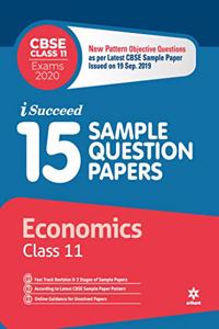 15 Sample Question Papers Economic Class 11 CBSE 2019-2020 (Old edition)