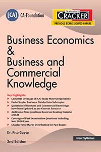 Taxmann's CRACKER  Business Economics & Business and Commercial Knowledge | CA-Foundation ? New Syllabus | 2nd Edition | 2021 [Paperback] Dr. Ritu Gupta
