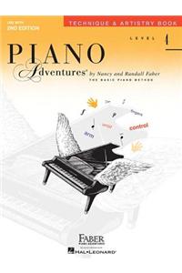 Piano Adventures - Technique & Artistry Book - Level 4