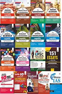 Complete Study Material for IAS/ IPS Prelim & Main General Studies Exams (set of 17 Booklets) 4th Edition