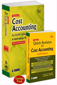 Cost Accounting for CA- IPC (Group-I) 9edition with Quick Revision 8 edition (Set of 2 Books)