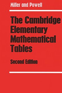 The Cambridge Elementary Mathematical Tables (South Asian Edition)