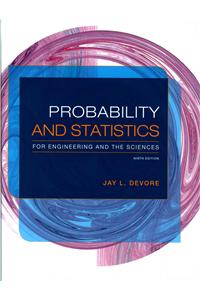 Bundle: Probability and Statistics for Engineering and the Sciences, 9th + Webassign Printed Access Card for Devore's Probability and Statistics for Engineering and the Sciences, 9th Edition, Single-Term