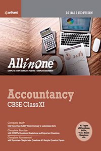 CBSE All In One Accountancy Class 11 for 2018 - 19 (Old edition)