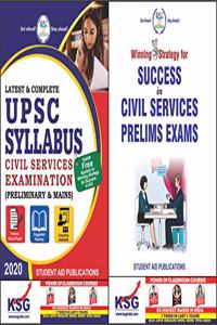 UPSC Syllabus Civil Service Exam Prelims & Mains Latest 2020 + Free Booklet on Winning Strategy for Success in Civil Services Prelim Exam