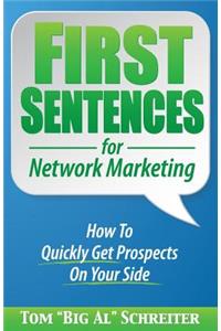 First Sentences For Network Marketing