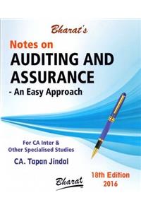 Notes on Auditing & Assurance - An Easy Approach (for CA Inter/IPCC)