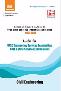 Civil Services Prelims Exam: Civil Engineering Previous Year Solved Papers