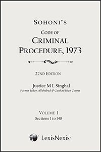 Sohonis Code Of Criminal Procedure, 1973 (Set Of 5 Vol)
