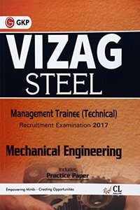 Vizag Steel Management Trainee Mechanical Engineering (Technical) Recruitment Examination 2017
