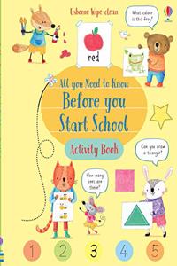 Wipe-Clean All You Need to Know Before You Start School Activity Book