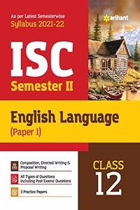 Arihant ISC English Language (Paper 1) Semester 2 Class 12 for 2022 Exam