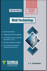 Web Technology for B.Tech. Anna University R17 CBCS (V - IT - IT8501)