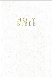 Niv, Gift and Award Bible, Leather-Look, White, Red Letter Edition, Comfort Print