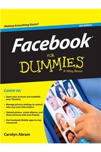 Facebook For Dummies, 5Th Ed