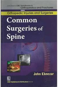 Common Surgeries Of Spine (Handbooks In Orthopedics And Fractures Series, Vol. 59-Orthopedic Injuries And Surgeries)