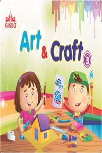 Gikso Art and Craft 3 - Activity Book for Kids Age 6 to 9 Years Old Includes Colouring Activities (English) - Reprinted - 2020