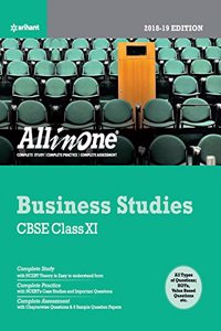CBSE All In One Business Studies Class 11 for 2018 - 19 (Old edition)