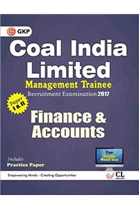 Coal India Limited Management Trainee Finance & Accounts 2017