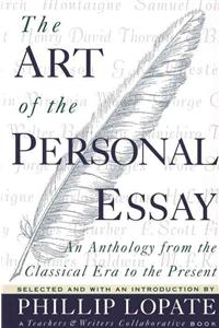 Art of the Personal Essay