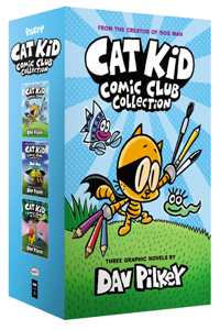 Cat Kid Comic Club Collection: From the Creator of Dog Man (Cat Kid Comic Club #1-3 Boxed Set)