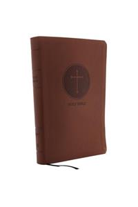 KJV, Reference Bible, Giant Print, Imitation Leather, Brown, Red Letter Edition