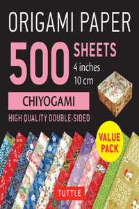 Origami Paper 500 Sheets Chiyogami Patterns 4 (10 CM)