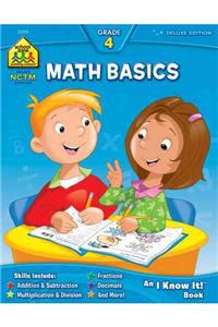 School Zone Math Basics Grade 4 Workbook