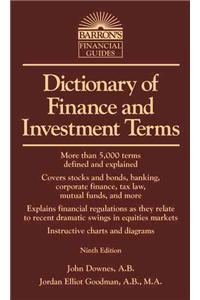 Dictionary of Finance and Investment Terms