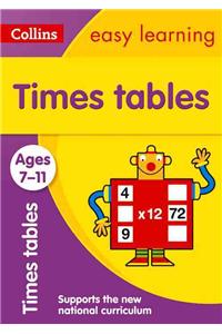 Collins Easy Learning Age 7-11 -- Times Tables Ages 7-11: New Edition