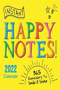 2022 Instant Happy Notes Boxed Calendar