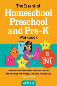 Essential Homeschool Preschool and Pre-K Workbook