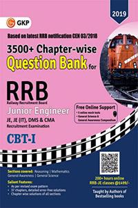 RRB (Railway Recruitment Board) 2019 - Junior Engineer CBT I - 3500+ Chapter-wise Question Bank