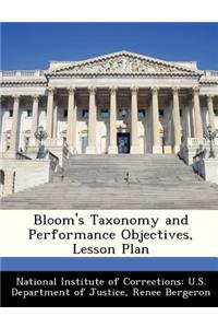 Bloom's Taxonomy and Performance Objectives, Lesson Plan